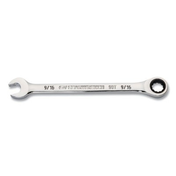 90-Tooth 12 Point Ratcheting Combination Wrench, SAE, 9/16 in 90-Tooth 12 Point Ratcheting Combination Wrench, SAE, 9/16 in