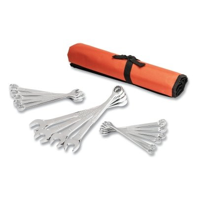 15 Pc. Metric Combination Wrench Set, 12 Point, Metric