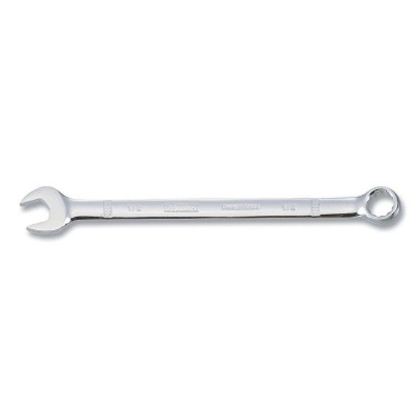 Combination Wrench, 1/2 in, 6-15/32 in OAL, 12-point, Full Polish Chrome Combination Wrench, 1/2 in, 6-15/32 in OAL, 12-point, Full Polish Chrome