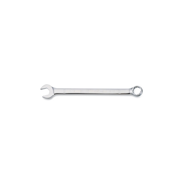 Combination Wrench, 13/16 in, 10-21/32 in OAL, 12-point, Full Polish Chrome