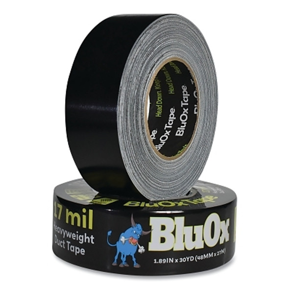 BlueOx® Heavyweight Duct Tape, 48 mm W x 27 m L, 17 mil Thick, Black BlueOx® Heavyweight Duct Tape, 48 mm W x 27 m L, 17 mil Thick, Black