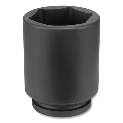 Impact Socket, 1 in Drive Size, 3-7/8 in Socket Size, Hex, 6-point, Deep Length