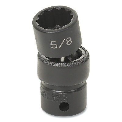 Impact Socket, 3/8 in Drive Size, 3/4 in Socket Size, Star, 12-point, Standard Length, Universal