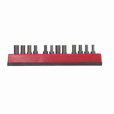 12-Pc Insert Bit Set, SAE Hex and Tamper Hex