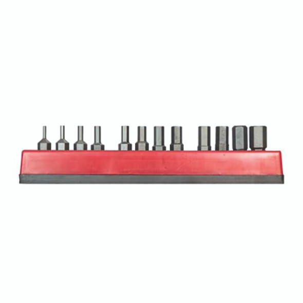 12-Pc Insert Bit Set, Metric Hex