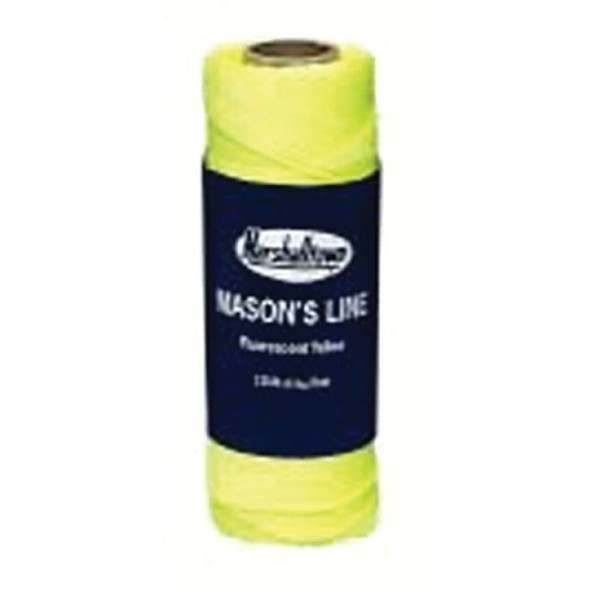 Nylon Mason's Line, Braided, 500 ft, Yellow, #18 Nylon Mason's Line, Braided, 500 ft, Yellow, #18