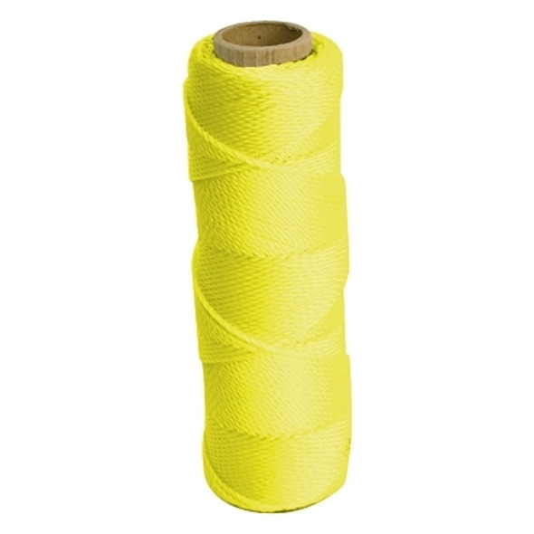 Nylon Mason's Line, Braided, 250 ft, Fluorescent Yellow, #18 Nylon Mason's Line, Braided, 250 ft, Fluorescent Yellow, #18