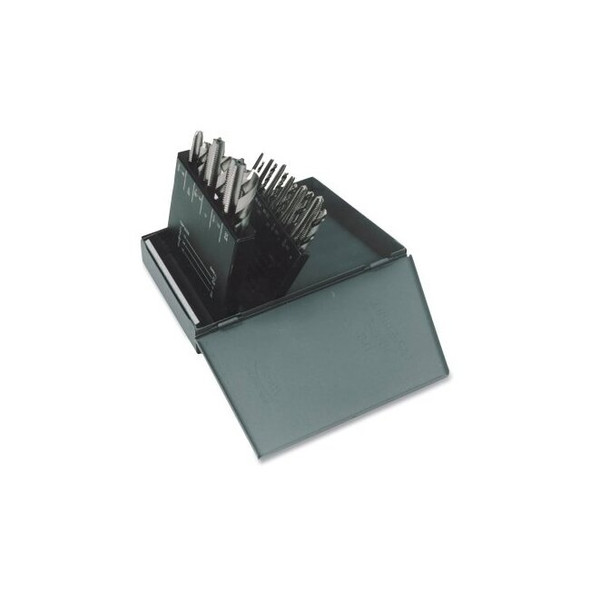HTGP Bright Jobber Drill and Plug Hand Tap Set, 18-Pc