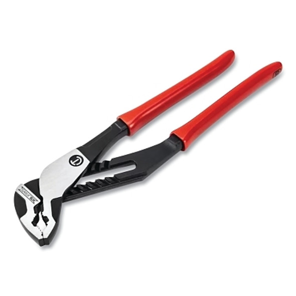 Z2 K9™ V-Jaw Dual Material Tongue and Groove Plier, 10 in L, V-Jaw Jaw, 8 Adj, Carded, Straight Handle