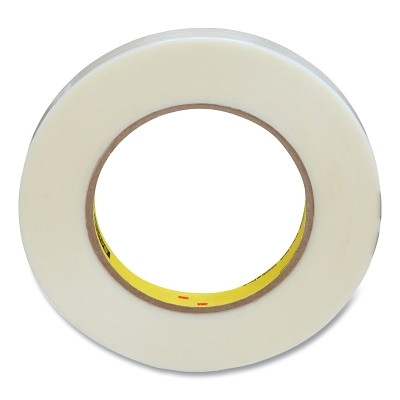 Filament Tape, 8915, 0.47 in W x 60 yd L, 6 mil Thick, Clear