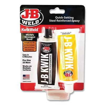 Kwikweld™ Two-Part Epoxy Cold Weld System, 10 oz