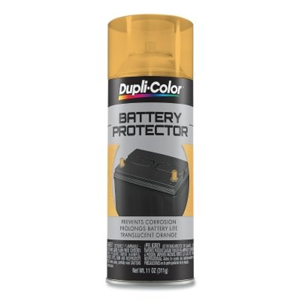 Battery Protector, 11 oz, Aerosol Can, Translucent Orange