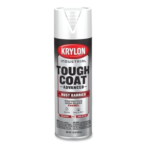 Tough Coat® Advanced with Rust Barrier® Technology Spray Paint, 15 oz, White, Gloss