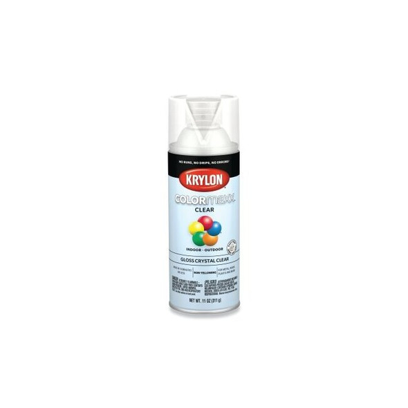 COLORmaxx™ Acrylic Spray Paint, 11 oz, Crystal Clear, Gloss