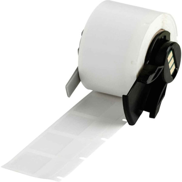 Brady Wraparound Label, White, Vinyl, 3-4 in W M6-18-417