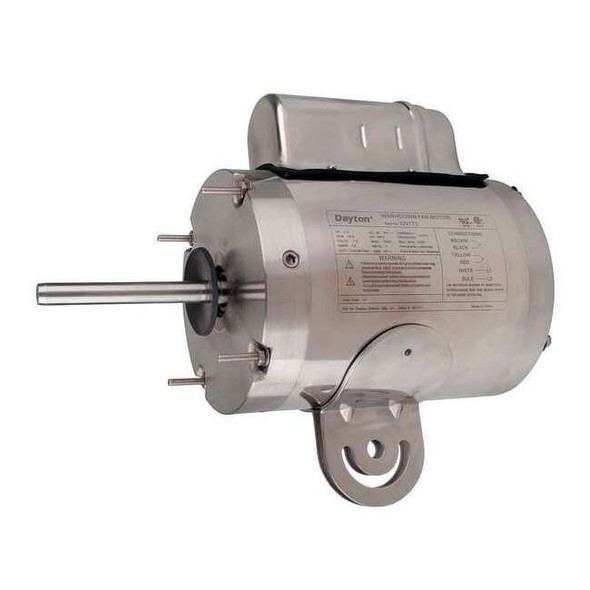 Dayton Washdown Motor,PSC,TEAO,1/4 HP,1075 rpm 12V772
