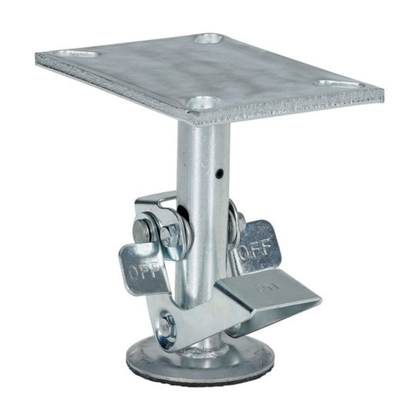 Manufacturer Varies Floor Lock,Top Plate,7 in H,6 in. Caster FL-LK-6EH