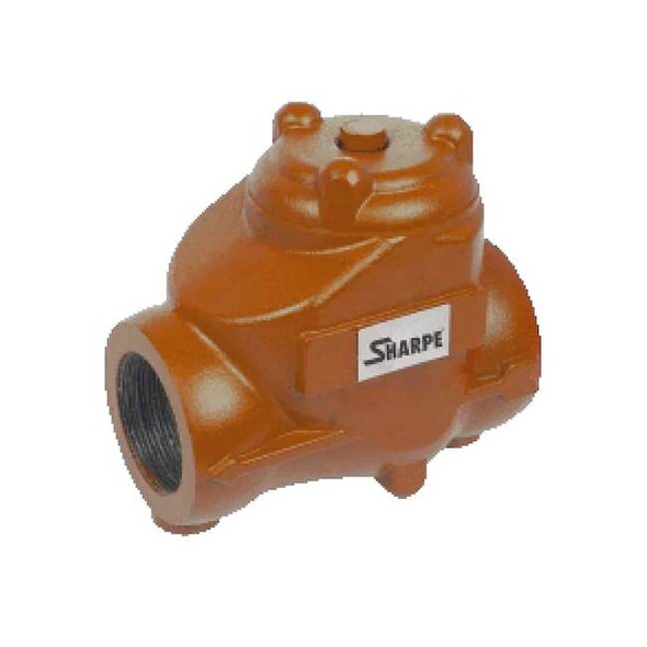 Check Valve, OP20 Series, 1 in, FNPSM, Inline Swing, Carbon Steel Body