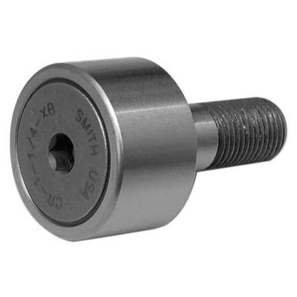Smith Bearing Cam Follower,Stud,Hex Socket,Unsealed CR-3-B