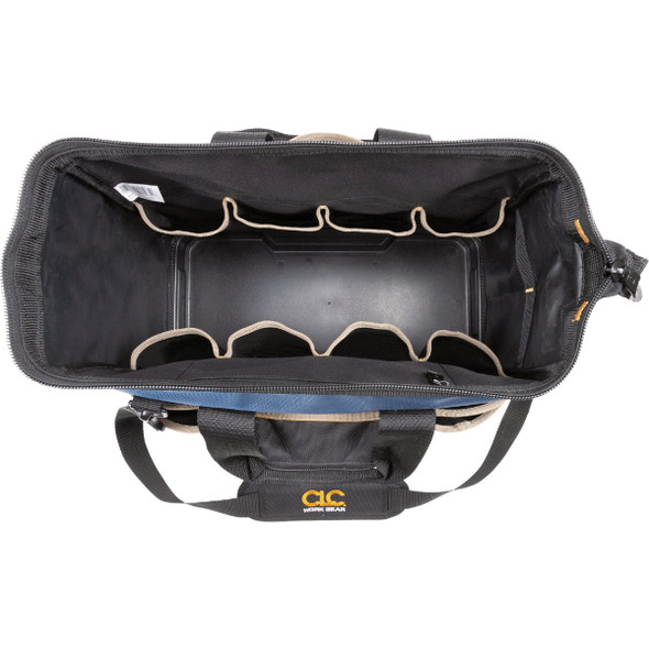 CLC 23-Pocket 16 In. Molded Base Open-Top Tool Bag