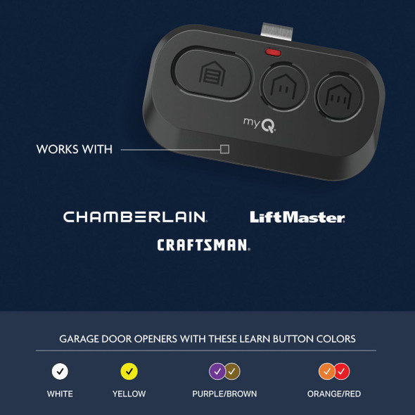 Chamberlain 3-Button Garage Door Remote Control CH363 108751