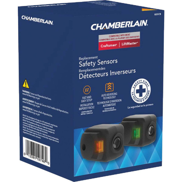 Chamberlain Replacement Safety Sensor (2 Count) 820CB