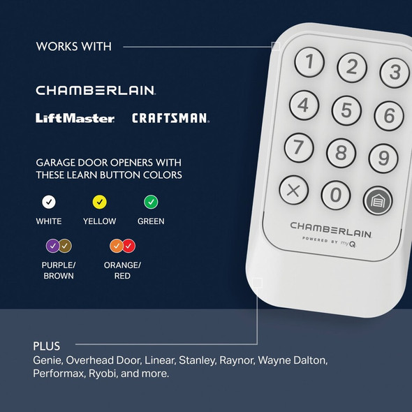 Chamberlain Universal Wireless Garage Door Keypad CHU48 110558