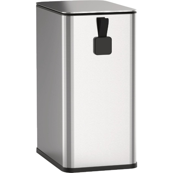 Ninestars 2.6 Gal. Slim Brushed Stainless Steel Pedal Trash Can XZD-10-88 601409