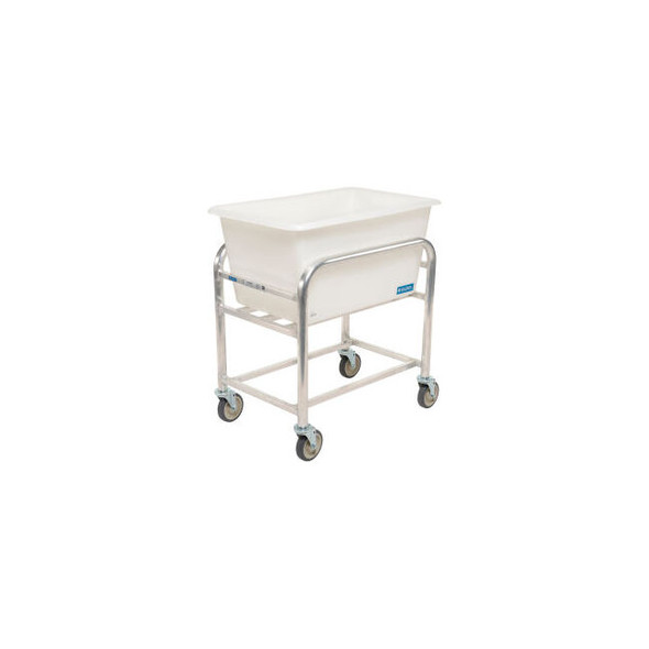 Global Industrial Bulk Mover Cart with White Tub 4 Bushel 32-3/4""L x 21-1/4""W