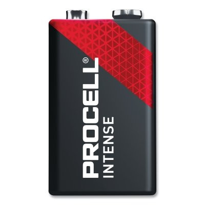 Procell® Intense Battery, Alkaline, 9V, 9V DC