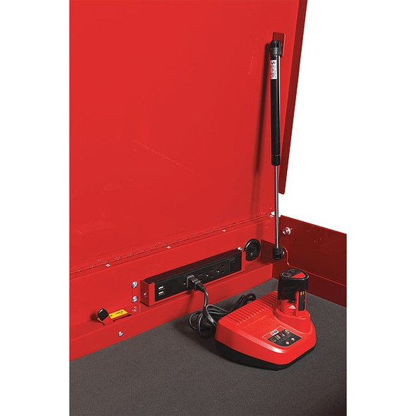 Westward WESTWARD Tool Utility Cart, 7-Drawers, Powder Coated Red, 36" W x 22" D x 39" H 55NJ78