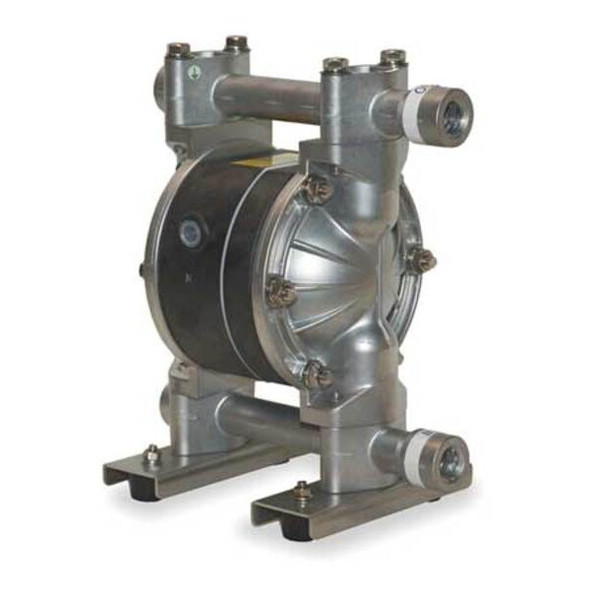 Dayton Double Diaphragm Pump, Aluminum, Air Operated, Buna N, 12 GPM 6PY42
