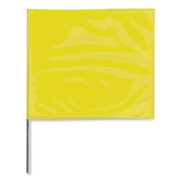 Stake Flags, 2 in x 3 in, 18 in Height, Yellow Pack of 100 Stake Flags, 2 in x 3 in, 18 in Height, Yellow Pack of 100