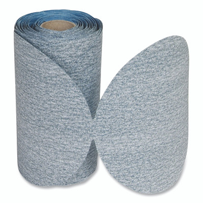 Paper PSA Disc Roll, Silicon Carbide, 5 in dia, P150 Grit