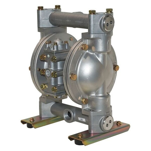 Dayton Double Diaphragm Pump, Aluminum, Air Operated, PTFE, 41 GPM 34TJ42