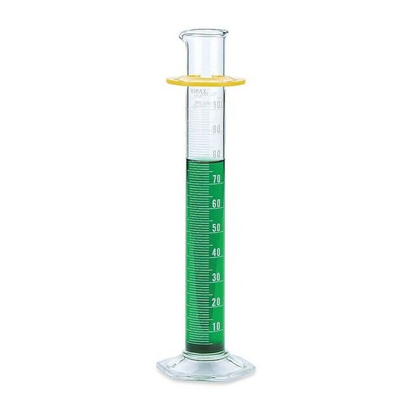 Kimble Chase Graduated Cylinder, 1000mL, Glass, Clr, PK4 20024-1000