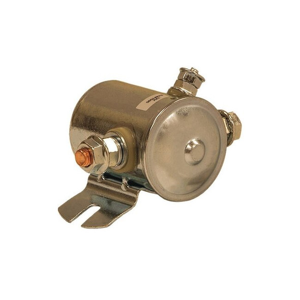 Continuous Duty 12 Volt Steel Case Insulated Solenoid +12V To Activate