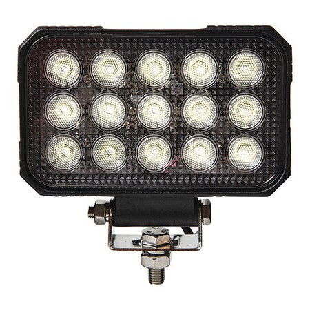 Buyers Products 6 Inch Ultra Bright Rectangular LED Clear Flood Light 1492196