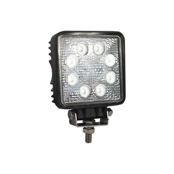 Buyers Products LED Spot Light,Square,2430 lm,1.25A,4" 1492134