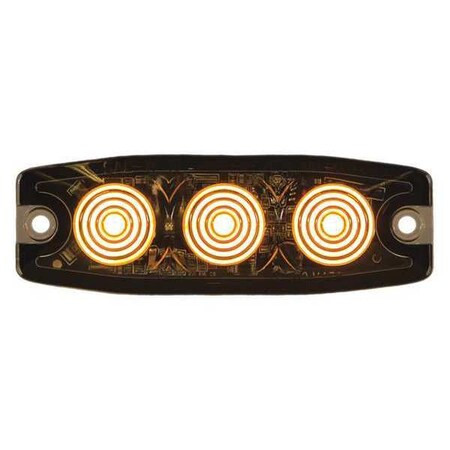 Buyers Products Ultra Thin 3.5 Inch Amber LED Strobe Light 8892230