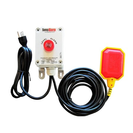 Indoor/Outdoor, High-Water Alarm, 120V,16 Foot Tethered Float
