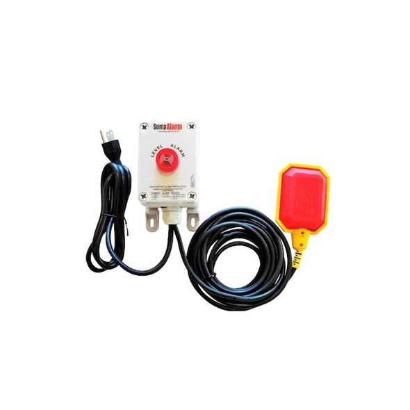 Indoor/Outdoor, High-Water Alarm, 120V,10 Foot Tethered Float