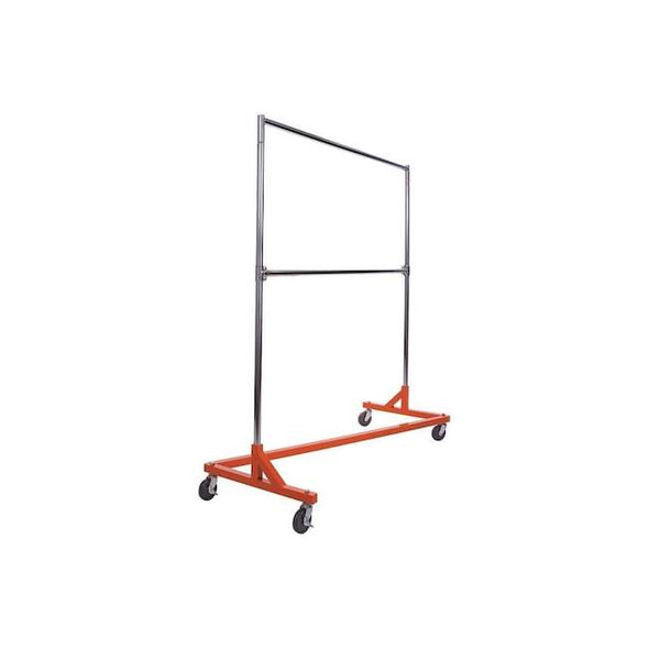 Econoco Z-Rack,Orange Base,with Add-On Bar RZK8RNGDH