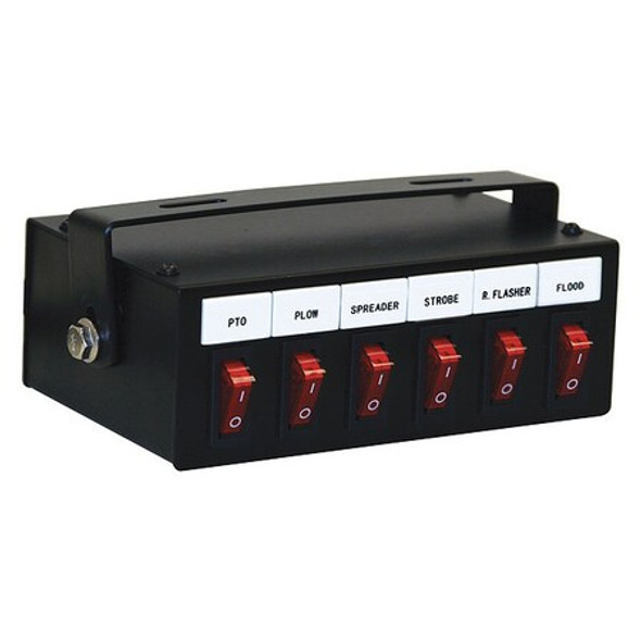 Buyers Products Switch Box,6-Function,Backlit 6391106 Buyers Products Switch Box,6-Function,Backlit 6391106
