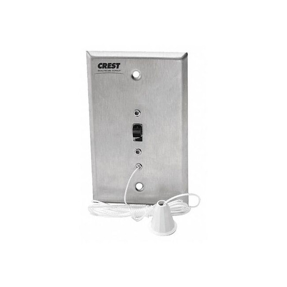 Crest Healthcare Pullcord Station,White,4 1/2" L,12-28V 5600