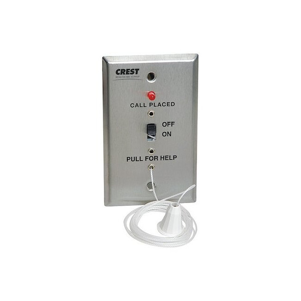 Crest Healthcare Pullcord Bed Station,Silver,4 1/2" L 2332-23002C