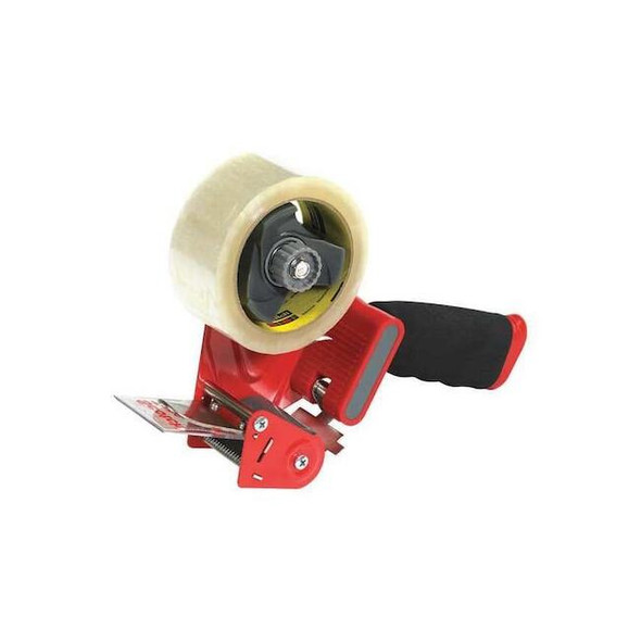 3m Tape Dispenser, Pistol, Metal/Plastic, Red/Black TD3MST181