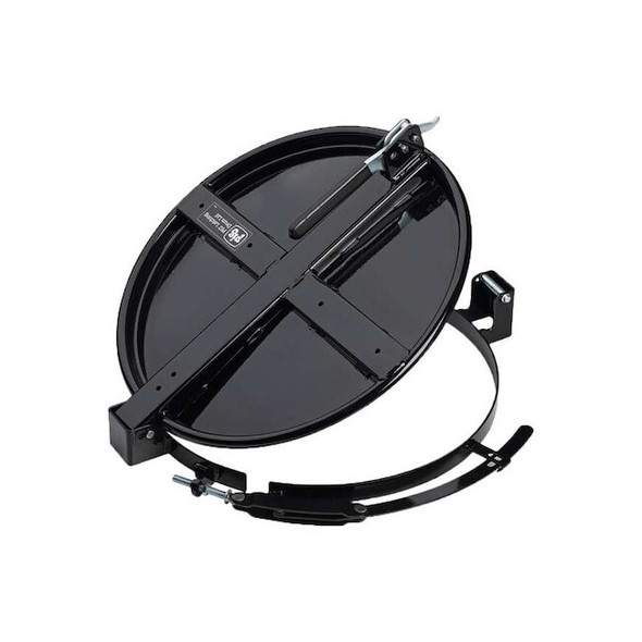 Pig Drum Lid, Black, Steel, 20.5 in L DRM2072-BK