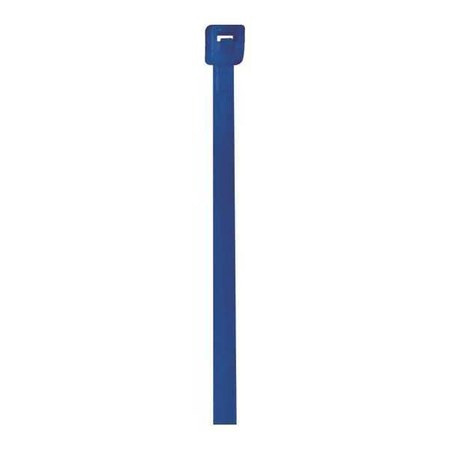 Partners Brand Cable Tie, 4 in L, Blue, Nylon, 18 lb Strength, 1000 PK CT422D