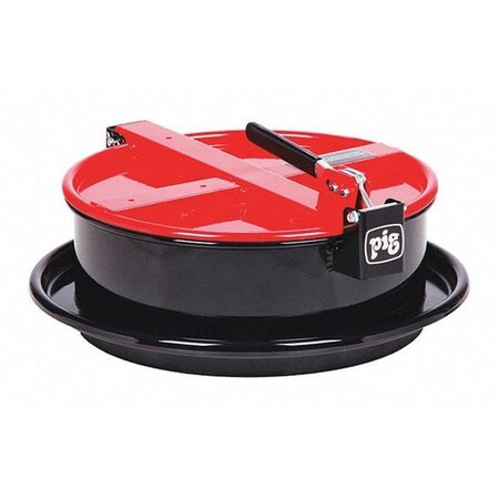 Pig Drum Lid,19-3/4" Outside dia.,Red DRM1214-RD